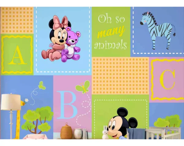 Papel De Parede Infantil Mickey E Sua Turma 04