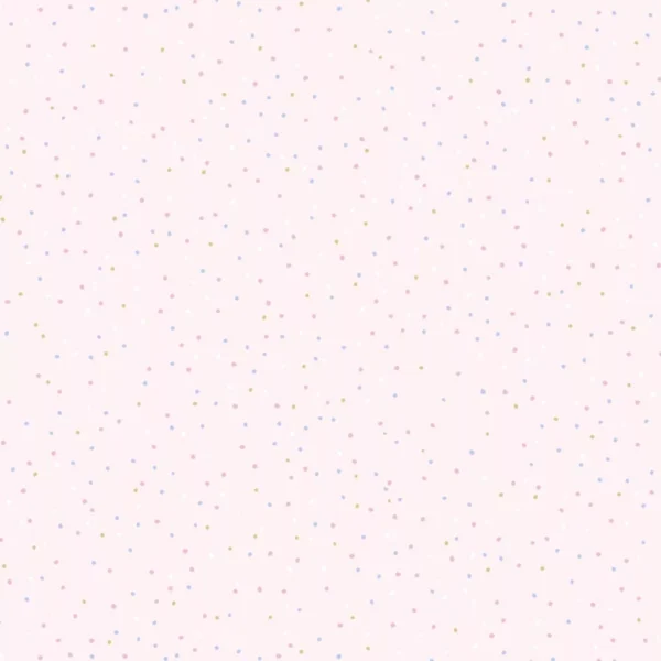 Papel De Parede Infantil Poá Hello Kids Creme, Rosa, Azul