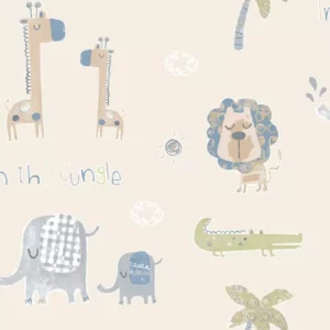 Papel De Parede Infantil Tiny Tots 2 Quarto Bebê Safari