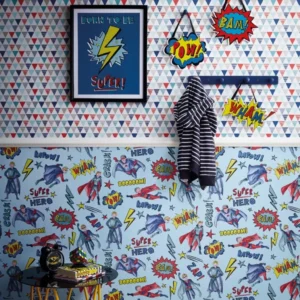 Papel De Parede Lavável Britânico Quarto Lavabo Sala 4m²