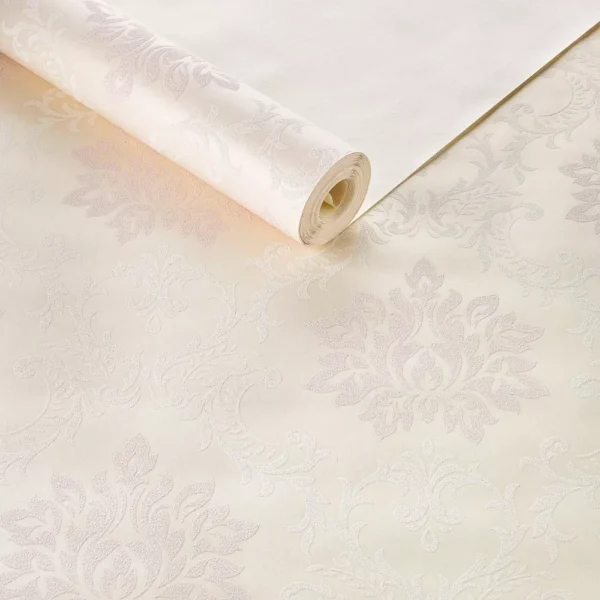 Papel De Parede Lavável Floral Rosinha Brilhoso Top