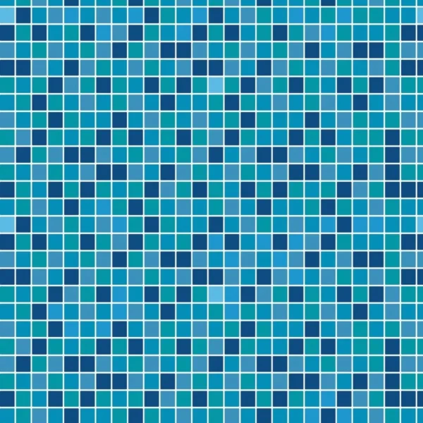 Papel De Parede Lavável Pastilhas Azul-piscinas 6m