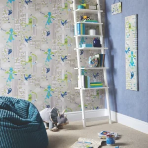 Papel De Parede Lavável Quarto Infantil Sala Lavabo 4m²