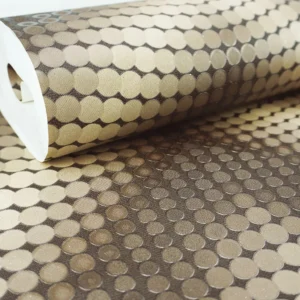 Papel De Parede Lavável Texturizado Marrom E Preto 14m²