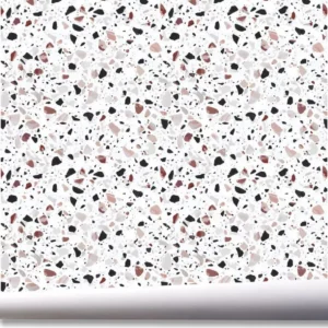 Papel De Parede Marmorite Terrazzo Adesivo Granilite A773