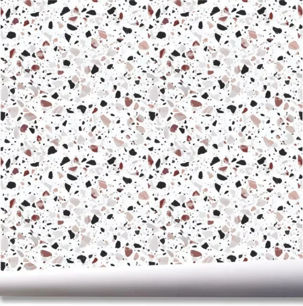 Papel De Parede Marmorite Terrazzo Adesivo Granilite A773