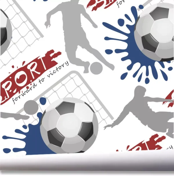 Papel De Parede Menino Bola Teen Soccer Jogo Futebol A665