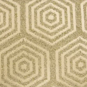 Papel De Parede Mica Com 7 Metros! 1232 Geometrico Dourado