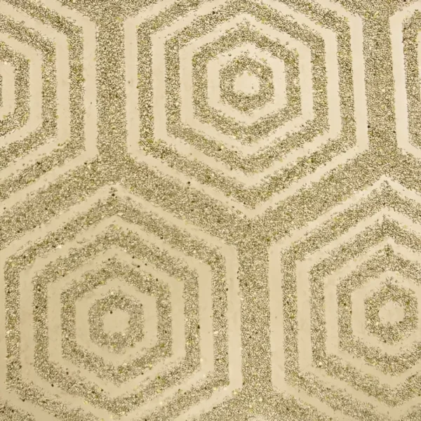 Papel De Parede Mica Com 7 Metros! 1232 Geometrico Dourado