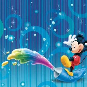 Papel De Parede Mickey 6m² Ppd0040