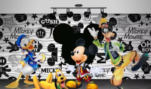 Papel De Parede Mickey Street Life