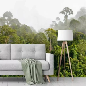 Papel De Parede Natureza Paisagem Floresta Painel Gg940