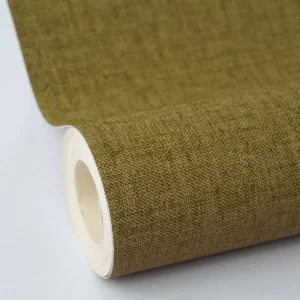 Papel De Parede Nonwoven Verde Escuro Textura Quarto 4m²