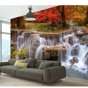 Papel De Parede Paisagem Cascata Natureza 2,00x2,60m M68