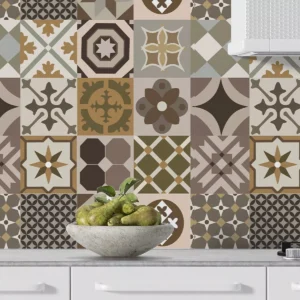 Papel De Parede Para Cozinha Azulejo Português 3m - Promoção