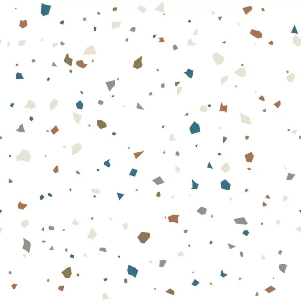 Papel De Parede Para Quarto Sala Terrazzo Granilite Rolo 12m