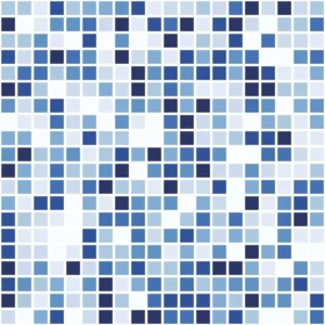 Papel De Parede Pastilha Azul Banheiro Cozinha Gourmet 3m