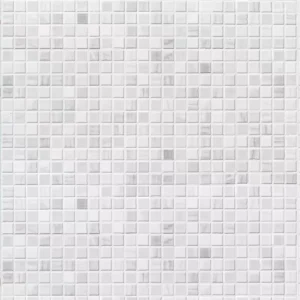 Papel De Parede Pastilhas Brancas E Cinzas - 3,30x0,50m