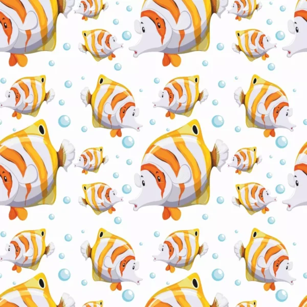 Papel De Parede Peixinhos Fundo Do Mar Peixes Nemo Vinil