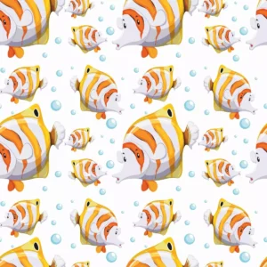 Papel De Parede Peixinhos Fundo Do Mar Peixes Nemo Vinílico