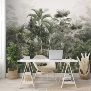 Papel De Parede Plantas Tropical Folhagens 2,90x2,60m G1168