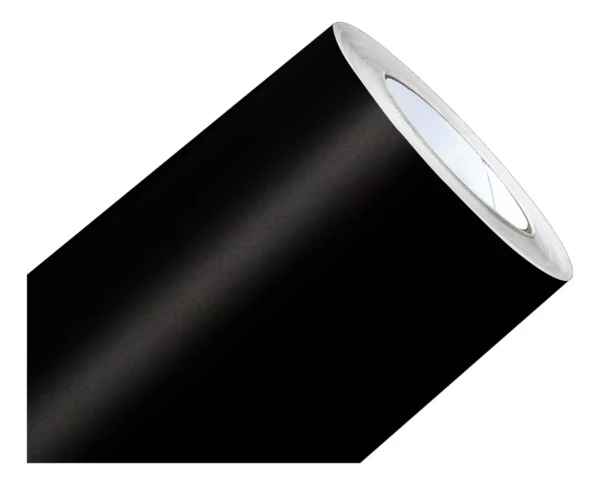 Papel De Parede Preto Fosco Impermeavel 10m X 60cm