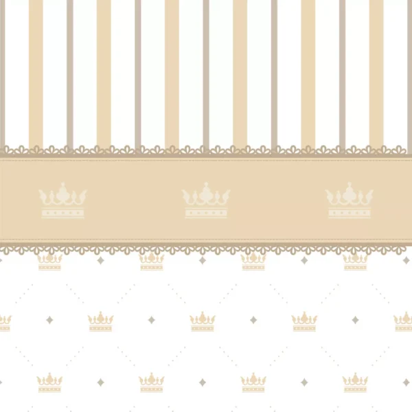 Papel De Parede Quarto Bebê Infantil Realeza Dourado