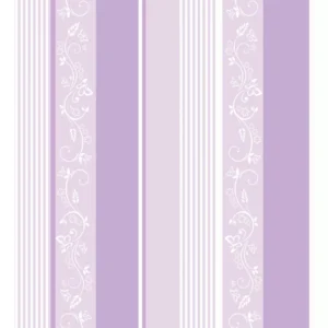 Papel De Parede Quarto Infantil Lilas Autocolante 3m - 786