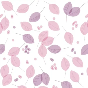 Papel De Parede Quarto Menina Rosa E Lilás Suave Autocolante