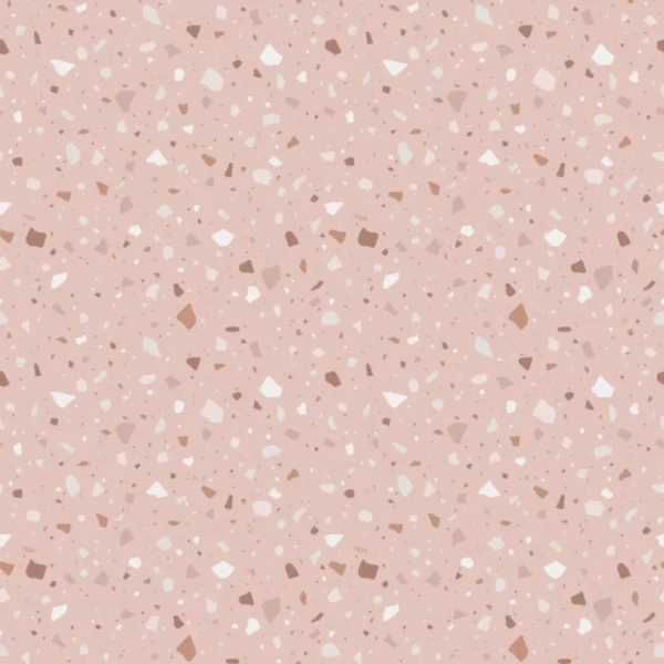 Papel De Parede Quarto Menina Terrazzo Granilite Romântico