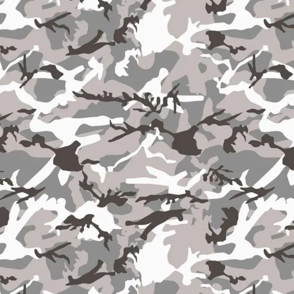 Papel De Parede Quarto Menino Camuflado Preto Branco