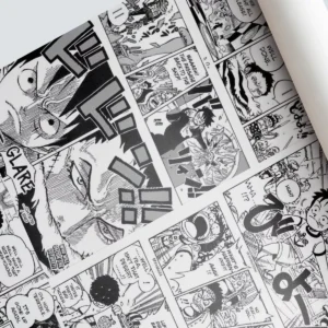 Papel De Parede Quarto Menino Mangá One Piece Adesivo 12m