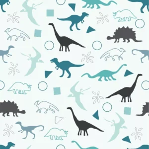 Papel De Parede Quarto Menino Menina Dinossaro Adesivo 3m