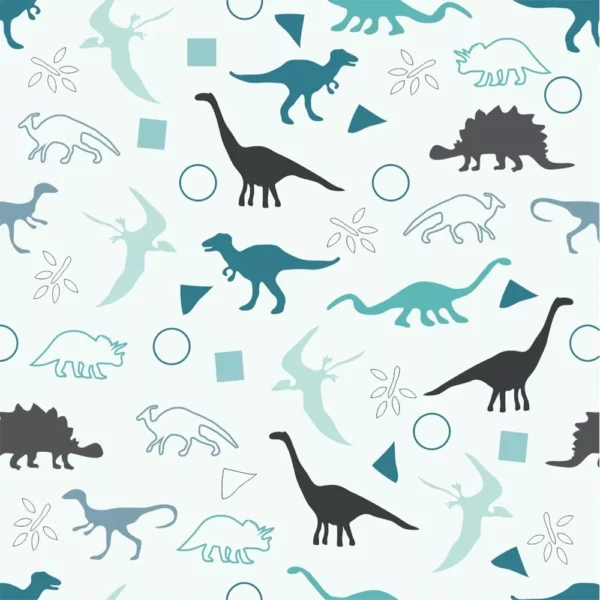 Papel De Parede Quarto Menino Menina Dinossauro Adesivo 2,5