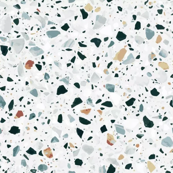 Papel De Parede Quarto Sala Marmorite Terrazzo Granilite 2,5