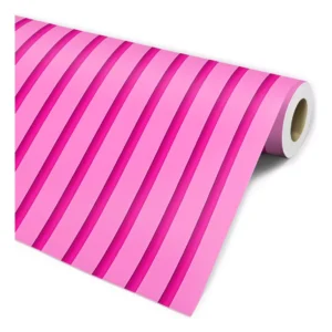 Papel De Parede Ripado Rosa Pink Barbiecore