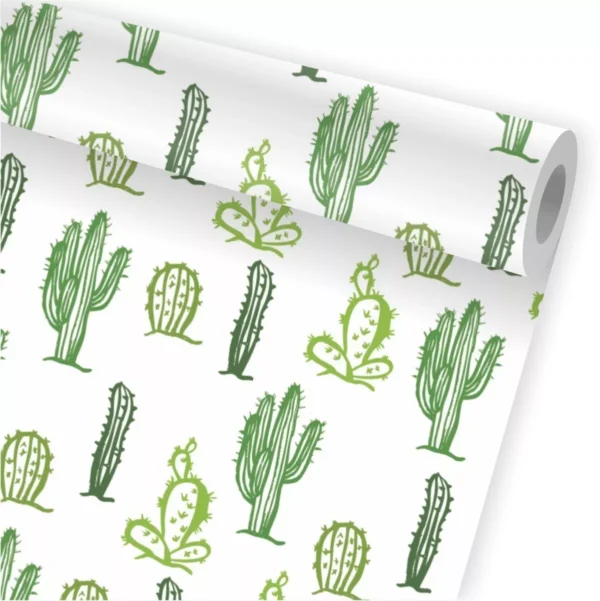 Papel De Parede Sala Cacto Plantas Natureza Deserto A18