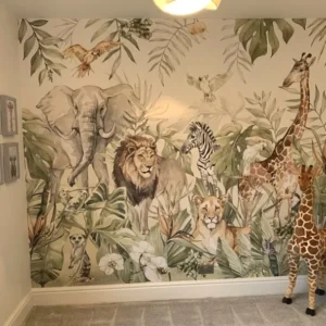 Papel De Parede Selva Animais Safari 15da53f