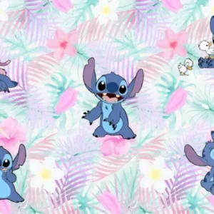 Papel De Parede Stitch Em Adesivo ( L 3.25x2.70 A )