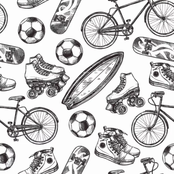 Papel De Parede Teen Patins Bicicleta Futebol Esportes