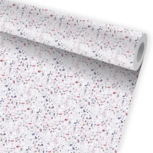 Papel De Parede Terrazzo Granilite Adesivo Kit 03 Rolos A776