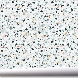 Papel De Parede Terrazzo Marmorite Granilite Adesivo A772