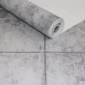 Papel De Parede Texturizado Azulejo Cimento Queimado 10m