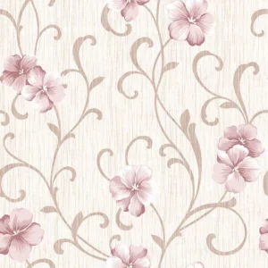 Papel De Parede Tijolo Branco Listras Floral Adesivos Hd