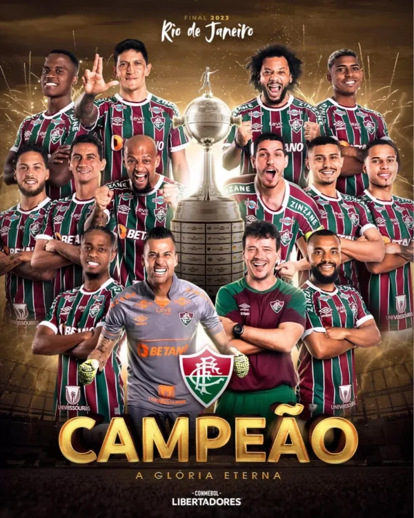 Papel De Parede Time Fluminense Futebol Clube L 2.00x2.50 A