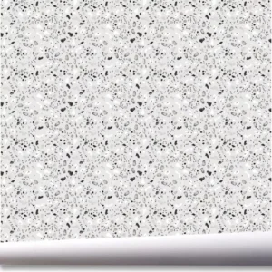 Papel De Parede Tom Cinza Marmorite Terrazzo Granilite A777