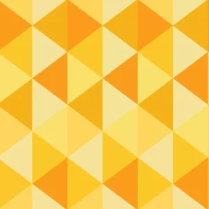 Papel De Parede Triangulo Geometrico Laranja Amarelo 3m