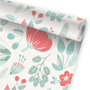 Papel De Parede Tropical Folhagem Delicado Kit 02 Rolos A472