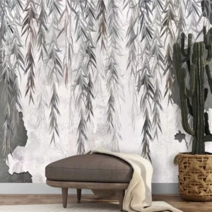 Papel De Parede Tropical Folhagem Folhas Jardim Painel G1103