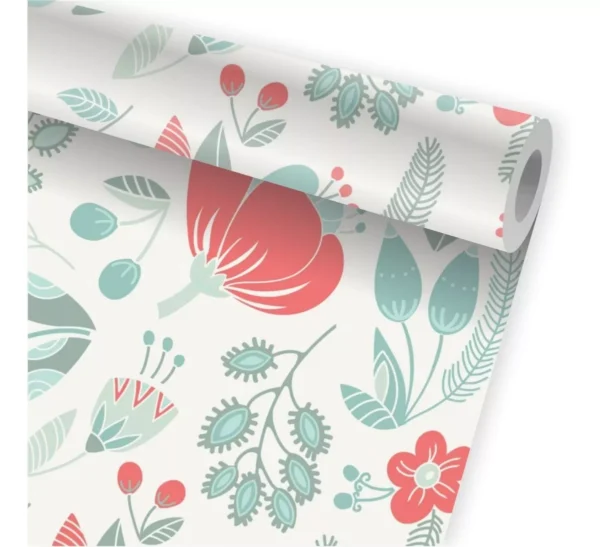 Papel De Parede Tropical Folhagem Verde Delicado Jardim A472